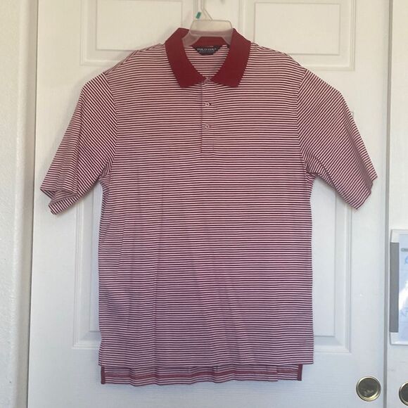 POLO GOLF Men’s Striped Polo Shirt Size L - Picture 1 of 3